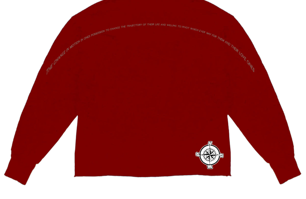 Red long sleeve t