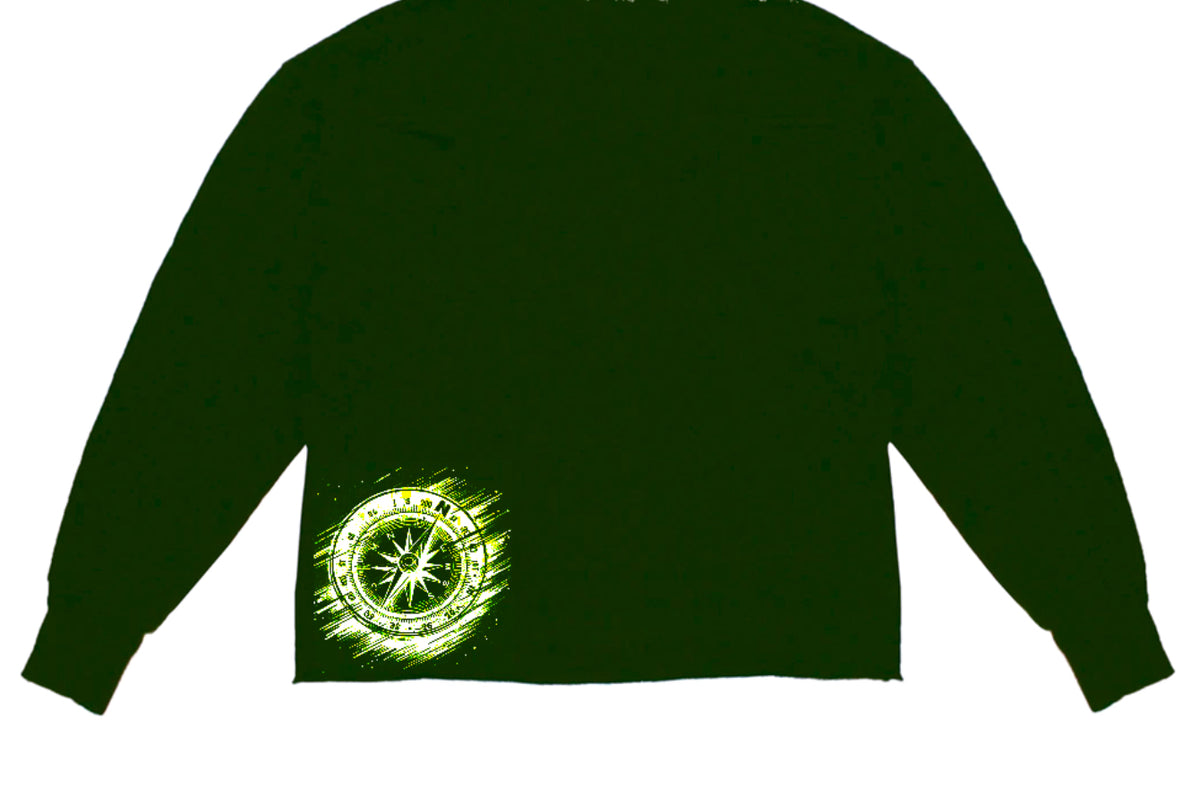 Green long sleeve t